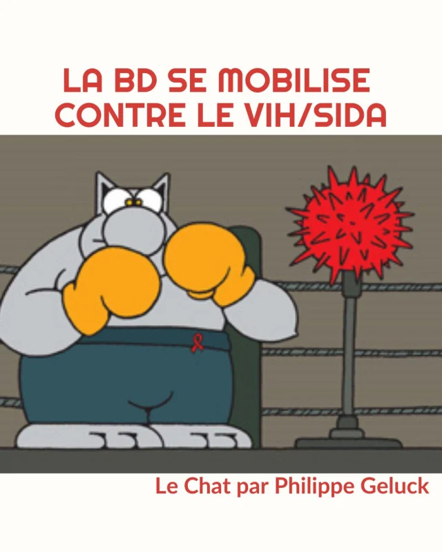 ✍️ Quand la BD se mobilise contre le VIH/sida ⬇️

1. En 1992, beaucoup de jeunes belges reçoivent gratuitement la bande dessinée « Jo » à l’école. À une époque où l’on pensait que le VIH ne touchait que les usager·es de drogues et les hommes ayant des relations sexuelles avec d’autres hommes, « Jo » raconte l’histoire d’une jeune fille hétérosexuelle qui découvre qu’elle est séropositive. Pourtant, elle s’est toujours protégée... sauf une fois !

2. En 2004, les Schtroumpfs se mobilisent avec humour : leur bonnet se transforme en préservatif.

3. En 2016, à l’occasion de la Saint-Valentin, c’est le Petit Spirou qui joue les
Cupidons et rappelle à tous·tes les amoureux·ses que « l’Amour, ça se protège ! » ❤️

4. Le 1er décembre 2005, le Chat de Philippe Geluck invite les belges à participer à la traditionnelle Marche de Solidarité en hommage aux personnes décédées du sida et en signe de solidarité avec les personnes vivant avec le VIH.

Pour en voir plus, RDV à partir du 28 novembre 2024 dans la Bourse de Bruxelles pour notre expo VI(H)VRE, histoire d’une lutte.

#BD #archives #VIH #solidarite #expo #bruxelles #belgium