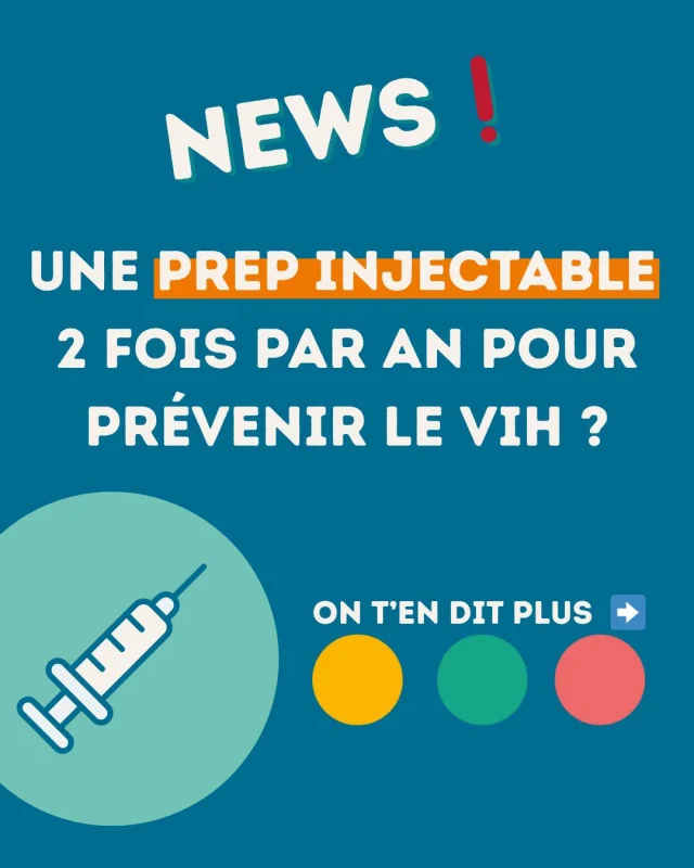 💉 Une seule injection tous les 6 mois pour se protéger du VIH ?

C’est désormais possible ! La Commission Européenne vient d’approuver l’utilisation du Lénacapavir comme nouvelle PrEP injectable.

👉 Très efficace, ce traitement pourrait avoir un effet important dans la prévention du VIH en Europe. 

⚠️ Mais son prix reste un vrai obstacle à son accessibilité…

En Belgique, il faudra encore attendre les décisions nationales pour savoir quand et comment il sera accessible.

#VIH #PrEP #santé  #prévention