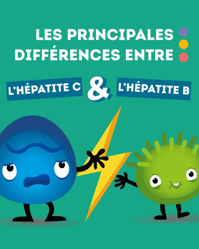 🔵 Connaissez-vous les principales différences entre l'hépatite B et l'hépatite C ? 
Infos complètes sur notre site ➡️ https://preventionsida.org/fr/ist/les-hepatites-b-et-c

 #ist #HÉPATITE #hépatiteb #hépatitec #prevention #information