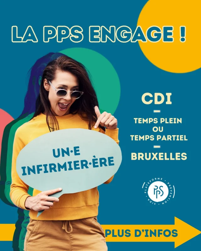 La Plateforme Prévention Sida recrute !

Tu es infirmier·e et tu veux t’engager dans des actions de prévention en santé sexuelle auprès de publics diversifiés (personnes issues de la migration et MENA, entre autres).

Rejoins notre pôle Cool and Safe et participe à des actions de dépistage, de prévention et d’animation communautaire.

📍 CDI – temps plein ou partiel

🧪 Dépistage IST (VIH, hépatites B et C, syphilis, chlamydia, gonorrhée)

🤝 Travail de terrain, animation, prévention

🚗 Permis B requis

📩 Envoie ton CV et ta lettre de motivation à info@preventionsida.org

🗓️ Clôture des candidatures : 28/02/2026
👉 Offre complète en lien / bio